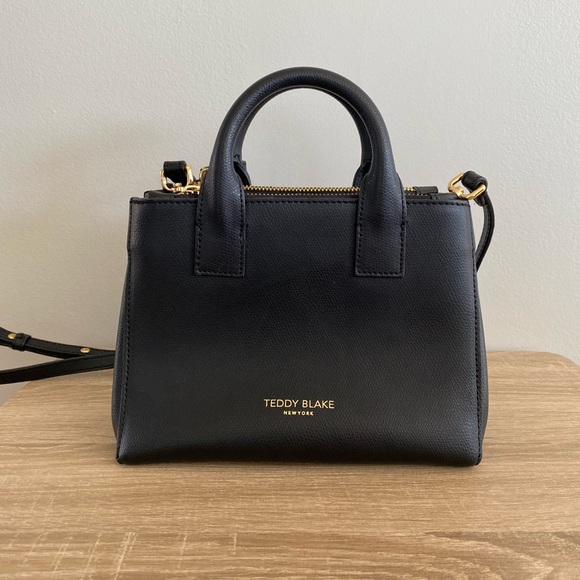 Teddy Blake Bella Palmelatto 9” Black/Red Purse - Picture 1 of 6